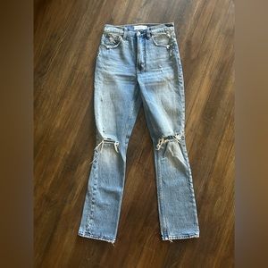 90s skinny high rise jeans